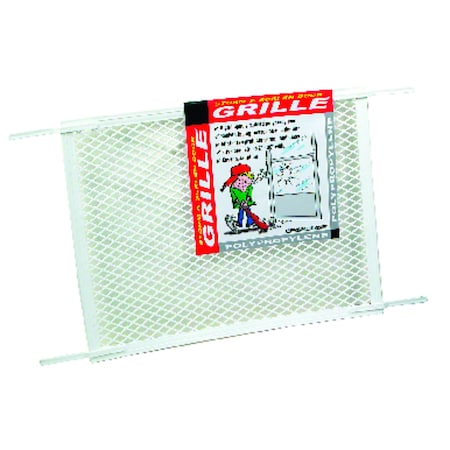 Prime-Line Prime-Line White Polypropylene Door Grille 1 pk PL15517